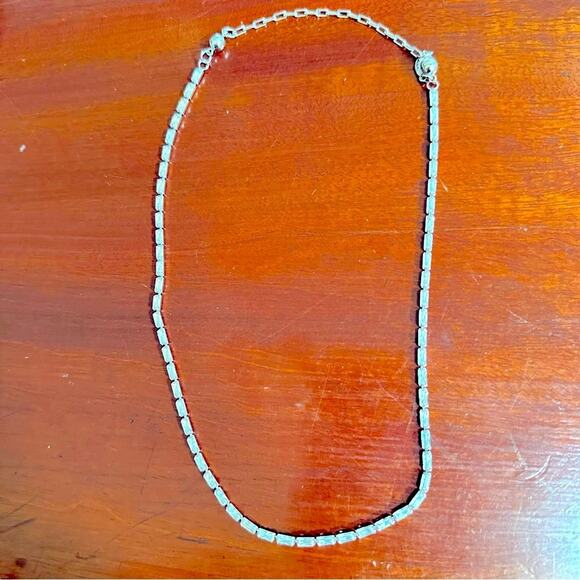 Melania Clara Necklace Costume Jewelry Rhinestone 15.5" to 19" Long 3" extender - Picture 2 of 11